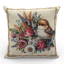 Load image into Gallery viewer, Easter Fields Cushion Cover, Gobelin Jacquard, 45x45 cm
