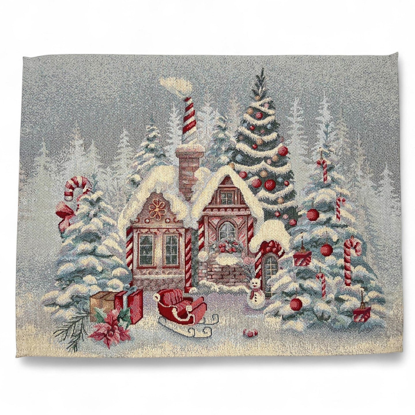 Table Set ELI Placemat Tovaglietta Gobelin Jacquard, lurex argento 40 x 50 cm