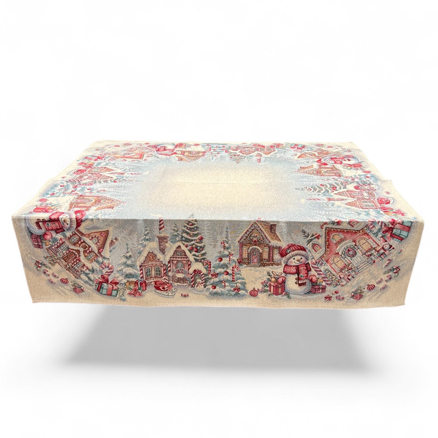 Tovaglia ELI, uni, Gobelin Jacquard, lurex argento, 100x100 cm