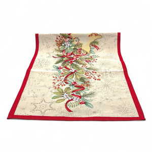Tischläufer Runner Tischset ESTRELLAS, uni, Gobelin Jacquard