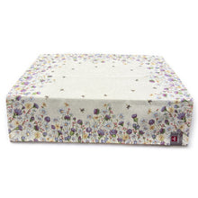 Carica l&#39;immagine nel visualizzatore di Gallery, Tovaglia FIORI DI CAMPO, uni, Gobelin Jacquard, 100x100 cm
