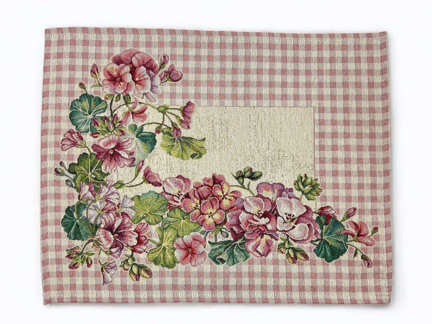 Table Set GERANIO Placemat Tovaglietta Gobelin Jacquard 40 x 50 cm