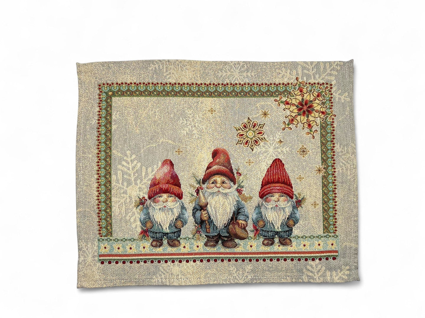 Table Set GMONELAND Placemat Tovaglietta Gobelin Jacquard, lurex oro 40 x 50 cm
