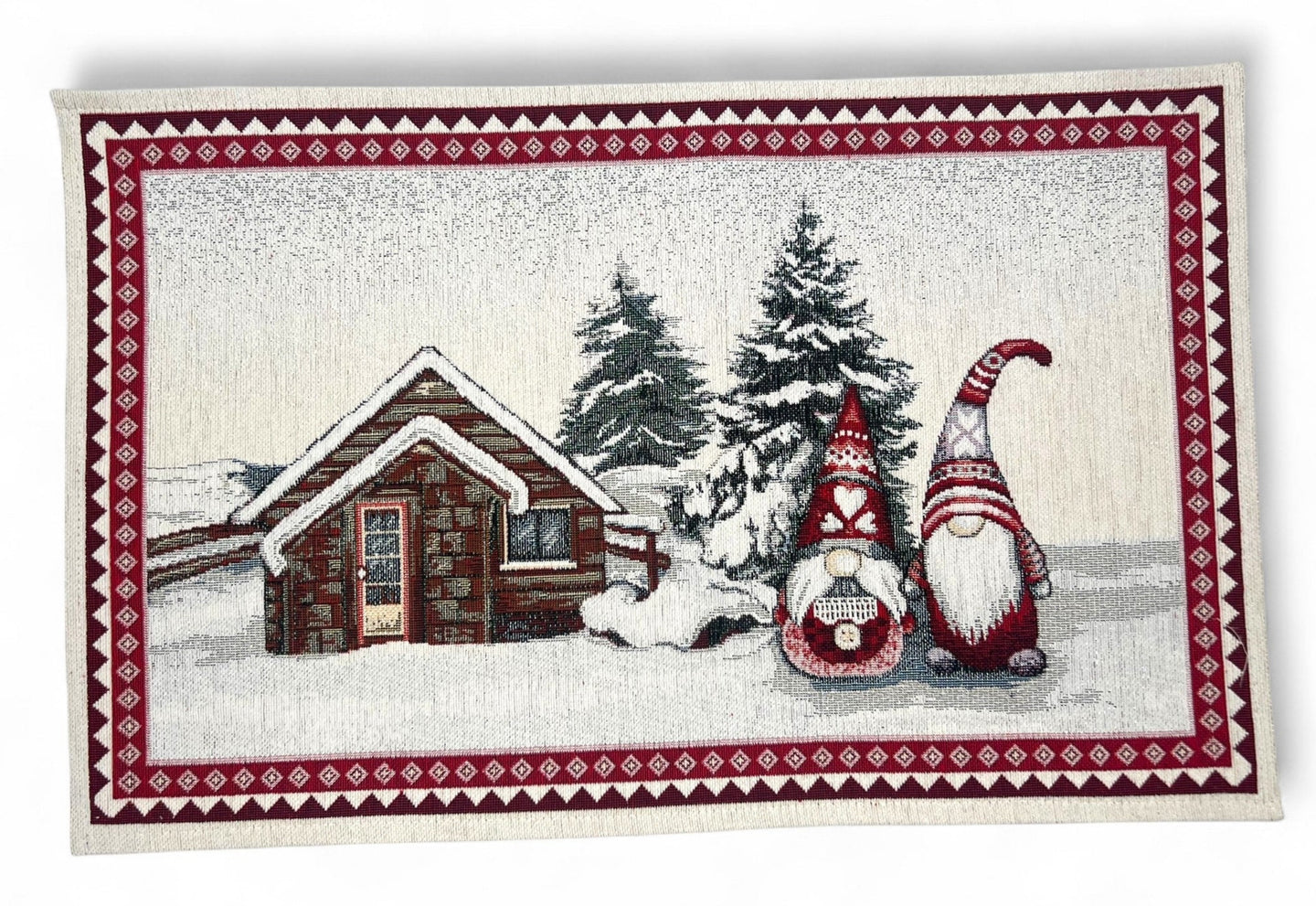 Table Set GNOMETTI Placemat Tovaglietta Gobelin Jacquard, lurex oro 40 x 50 cm
