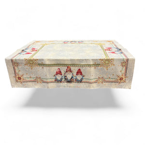 Tovaglia GNOMELAND, uni, Gobelin Jacquard, Lurex Gold, 100x100 cm