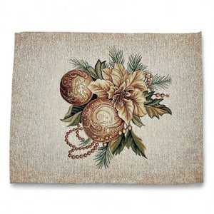 Table Set GOLDEN LIGHT Placemat Tischset Gobelin Jacquard, Lurex gold, 40 x 50 cm