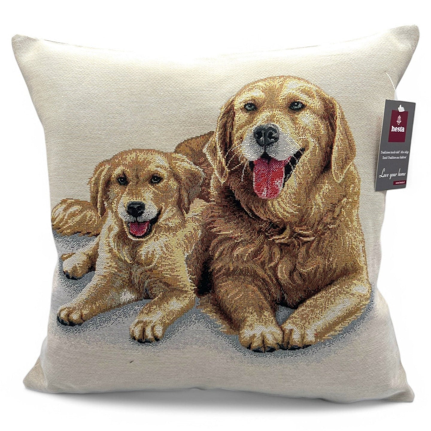Copricuscino GOLDEN, Gobelin Jacquard, 45x45 cm
