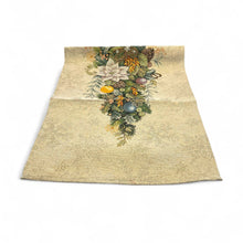 Laden Sie das Bild in den Galerie-Viewer, Tischläufer Runner Tischset HOLY CHRISTMAS, uni, Gobelin Jacquard, Lurex Gold
