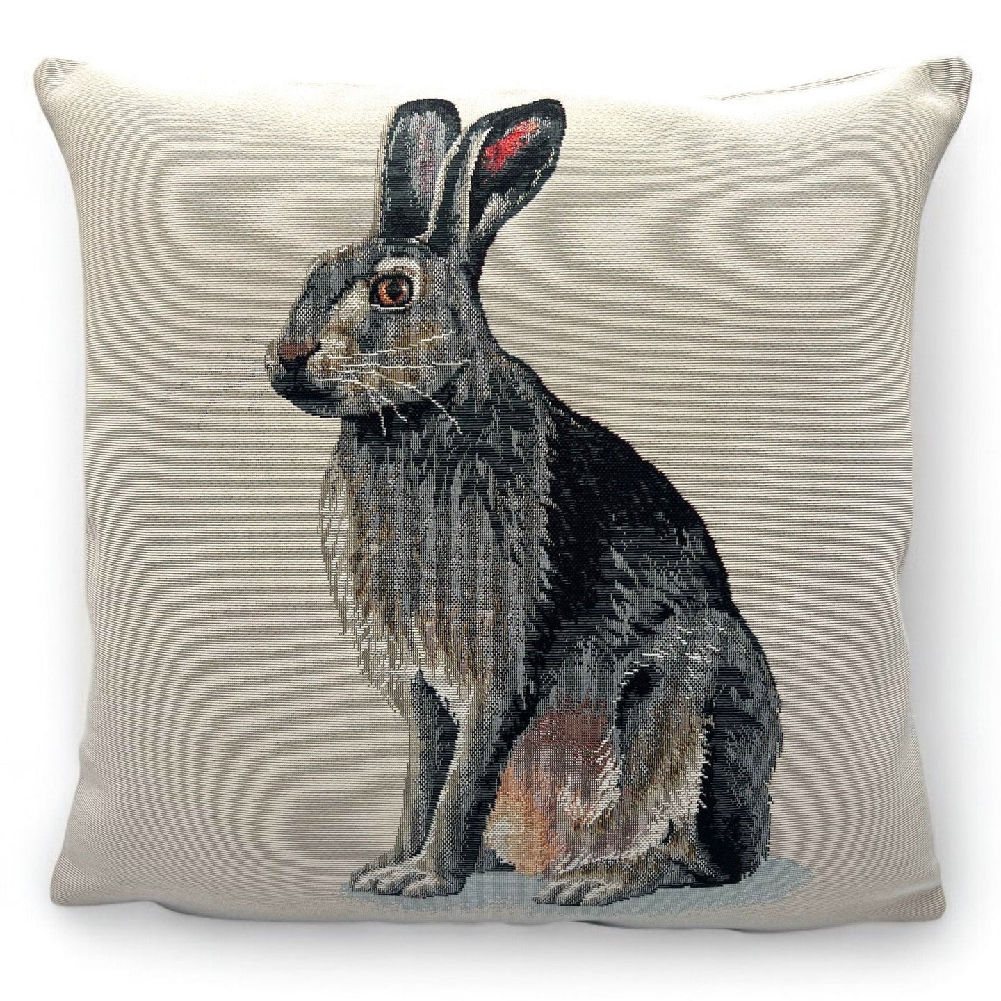 Copricuscino LEPRE, Gobelin Jacquard, 45x45 cm