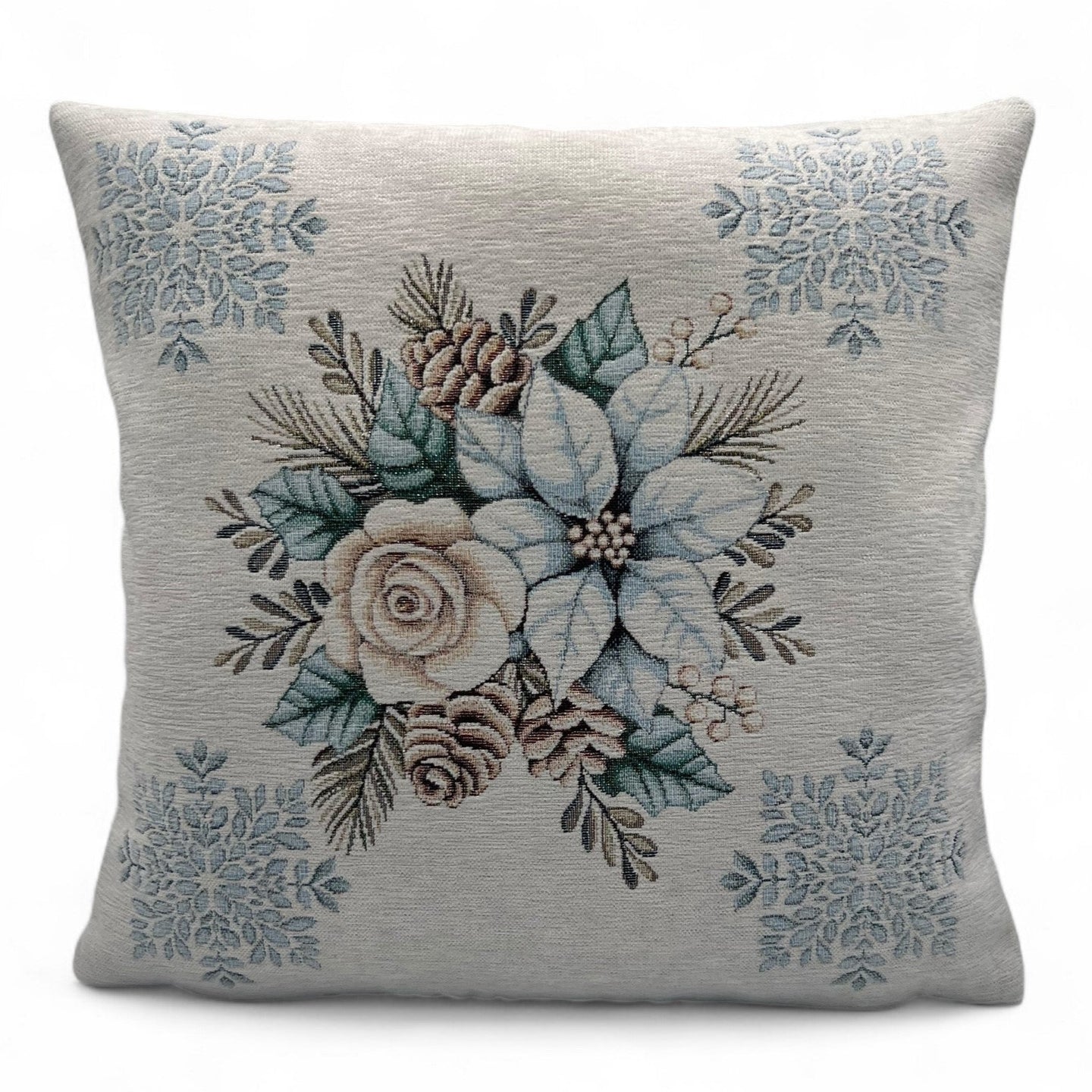 Copricuscino LAVAREDO A Natale Gobelin Jacquard cinigliato, 45x45 cm