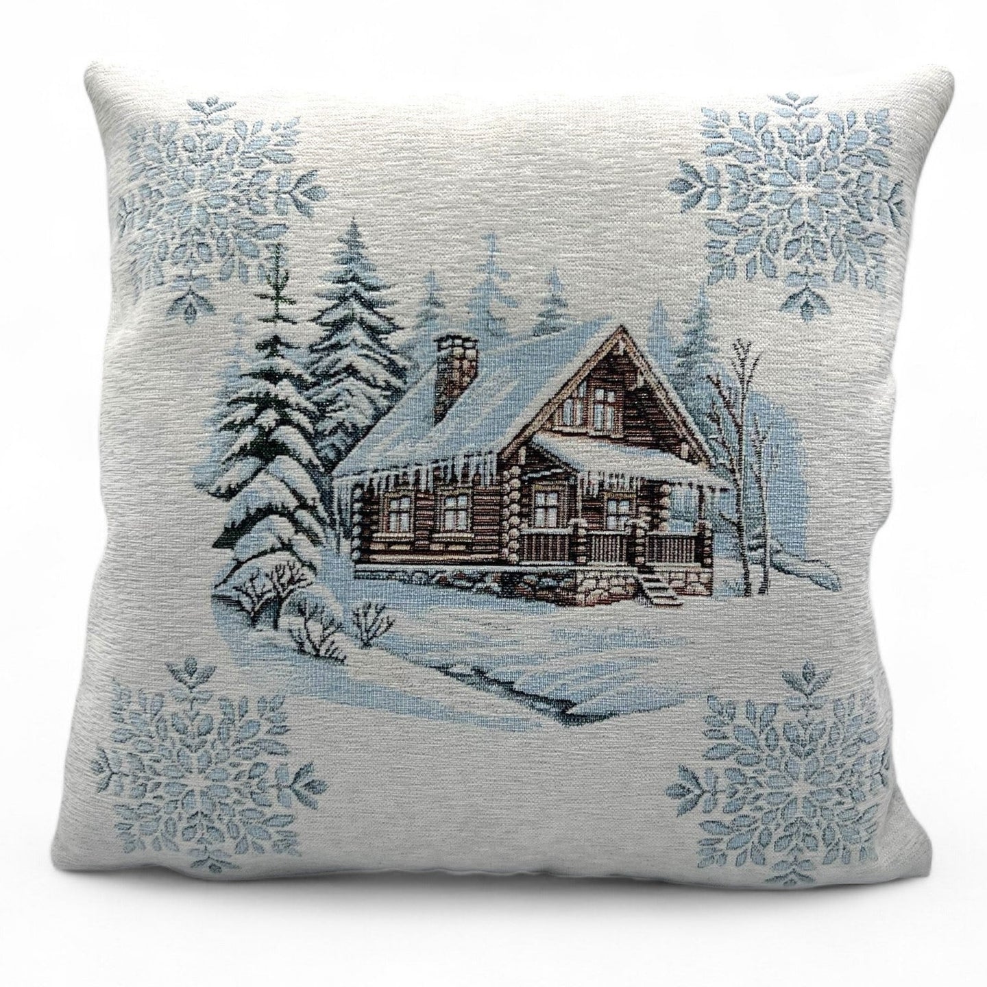 Copricuscino LAVAREDO B Natale Gobelin Jacquard cinigliato, 45x45 cm