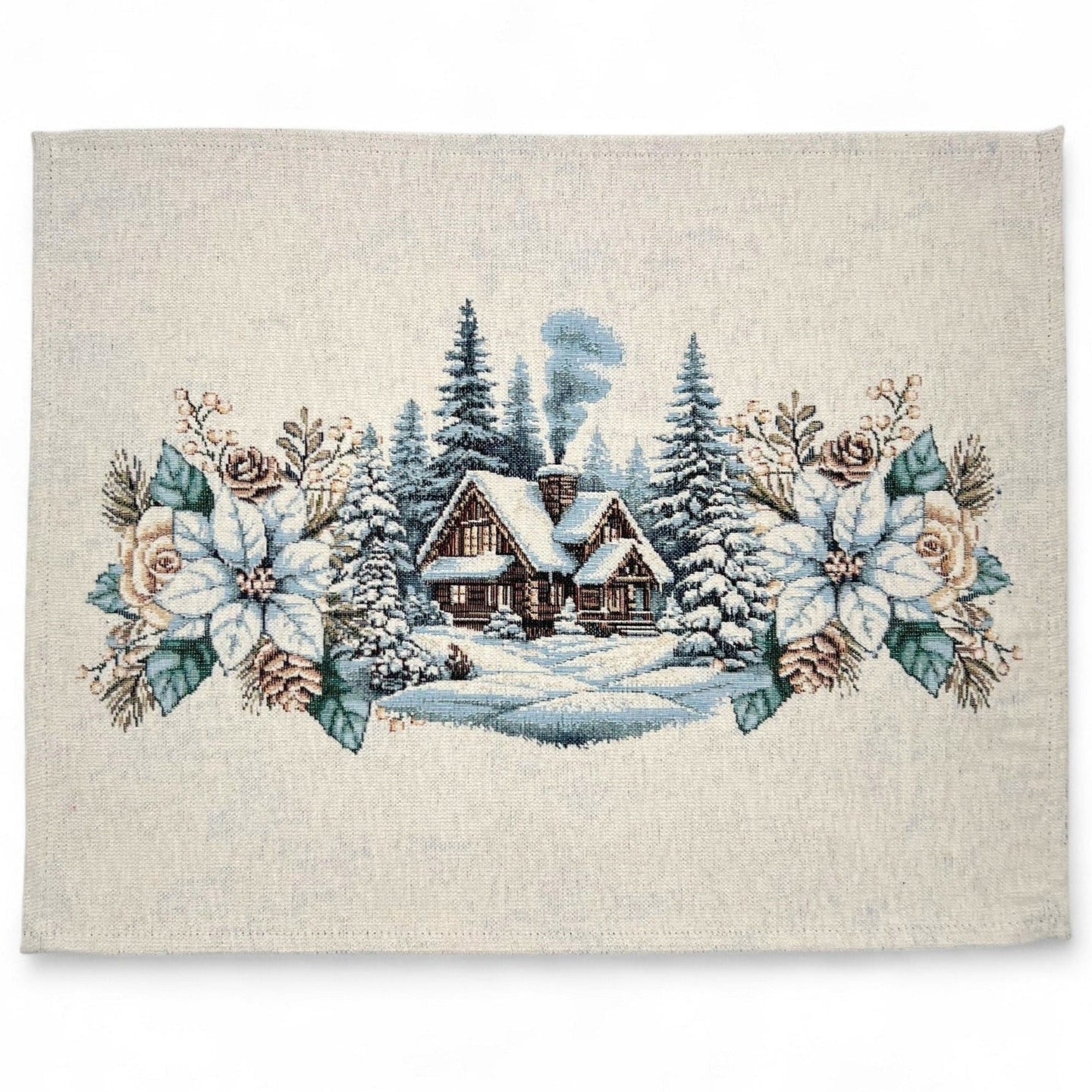 Table Set LAVAREDO Placemat Tovaglietta Gobelin Jacquard, cinigliato 40 x 50 cm