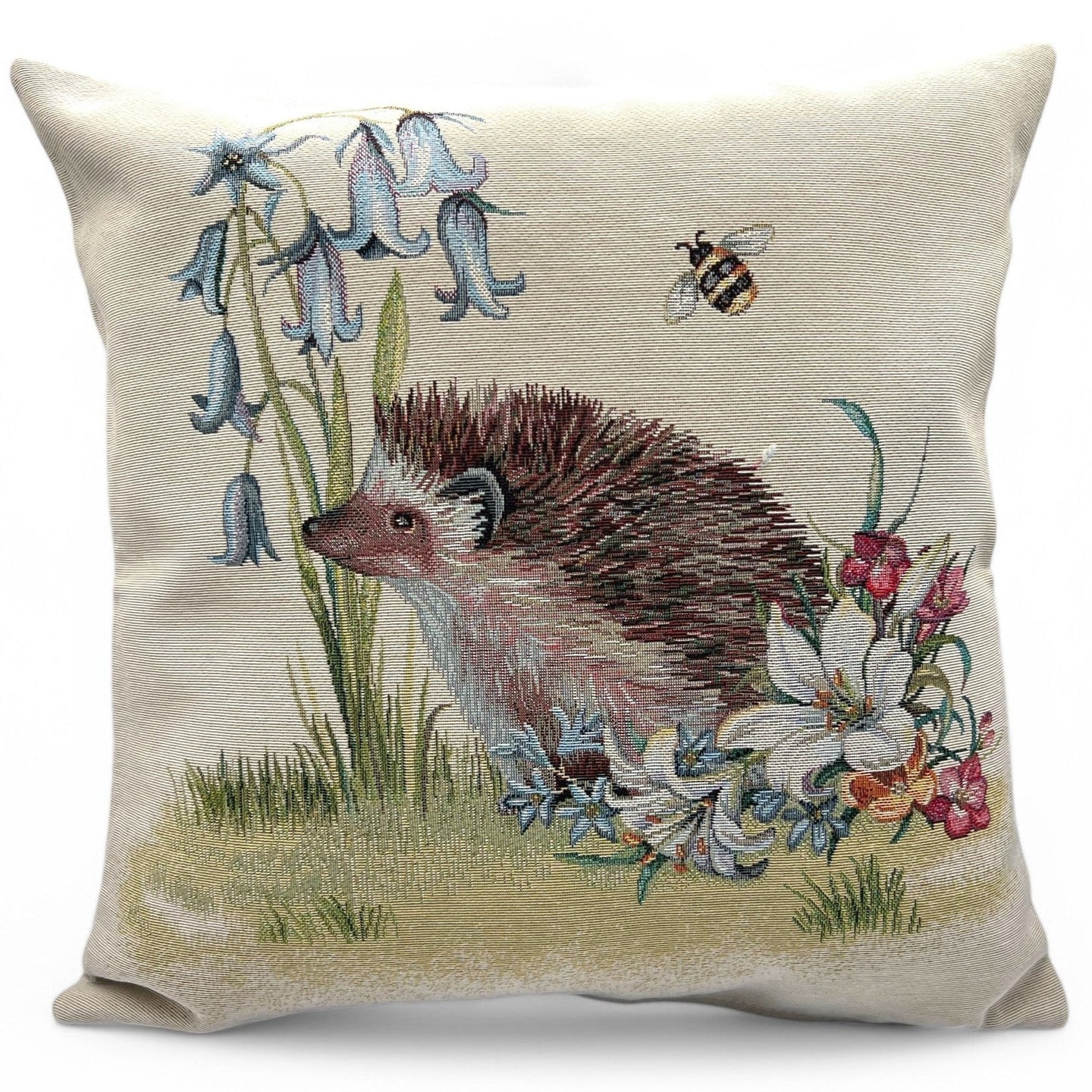 Kissenbezug AMICI ANIMALI LENNY uni, Gobelin Jacquard, 45x45 cm