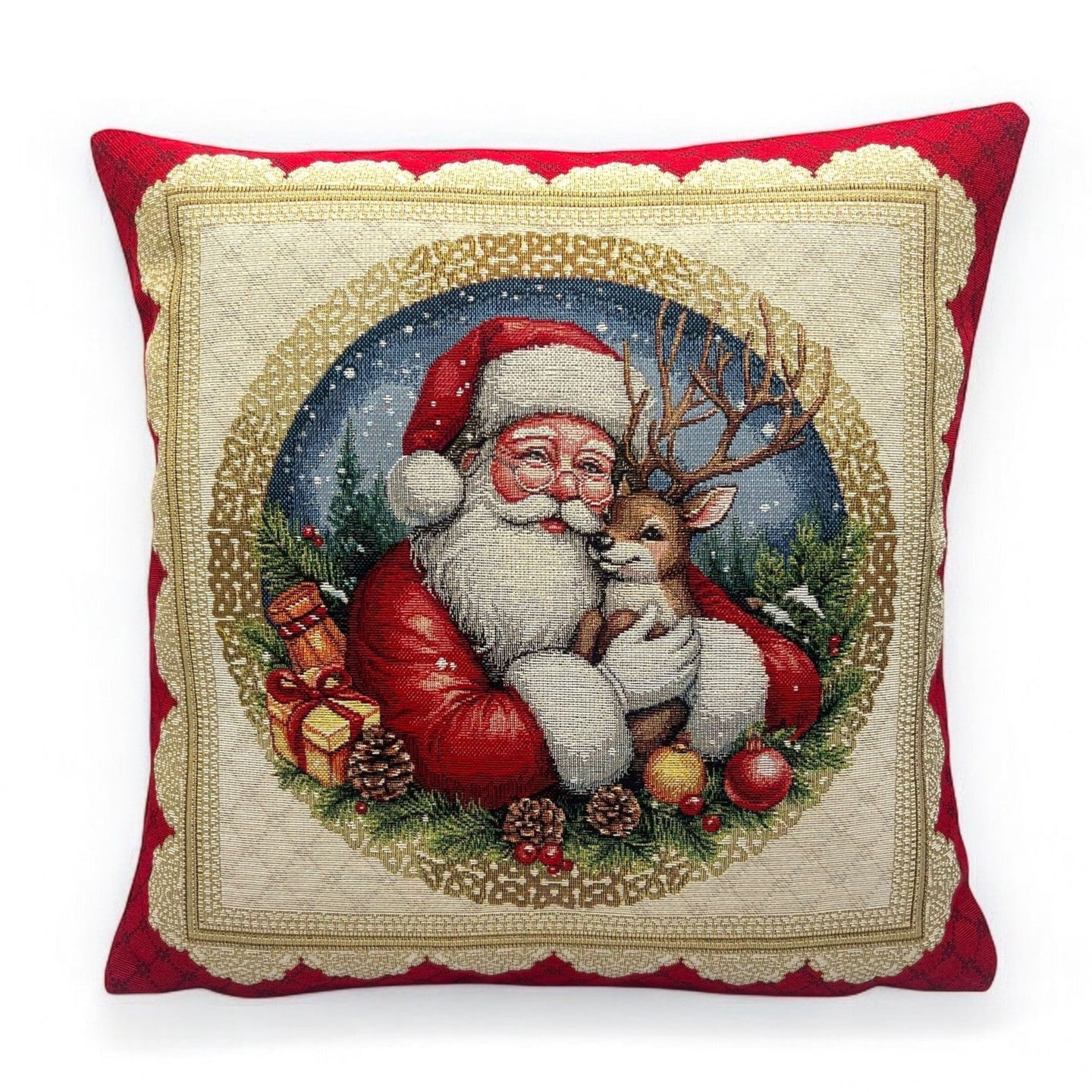 Copricuscino LEXINTON, uni, Gobelin Jacquard