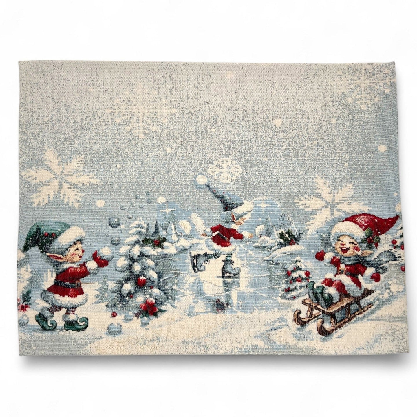 Table Set LOVELY X-MAS Placemat Tovaglietta Gobelin Jacquard, cinigliato 40 x 50 cm