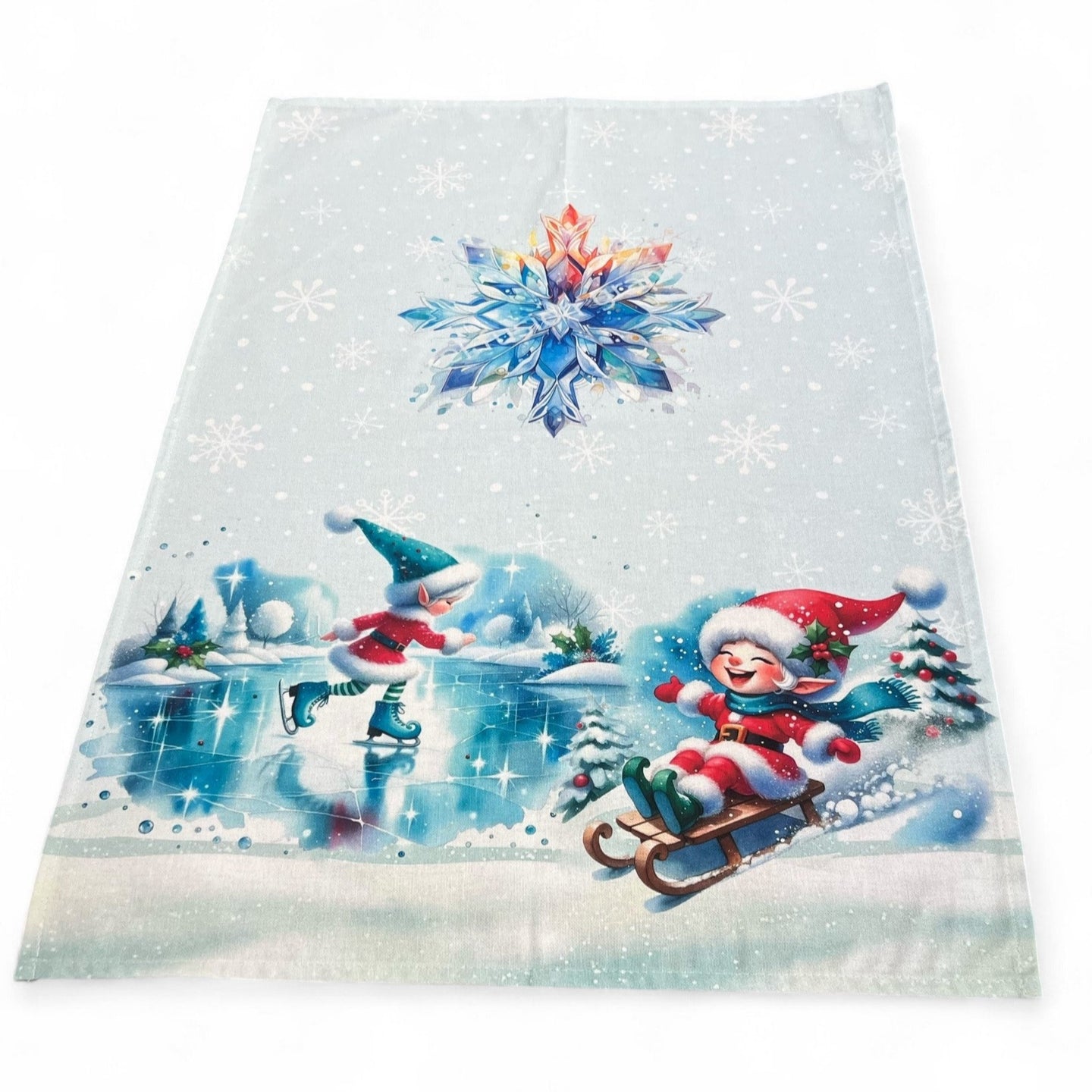 Strofinaccio LOVELY X-MAS, cotone stampato