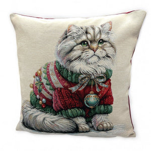 Copricuscino MOLLY Natale Gobelin Jacquard, 45x45 cm
