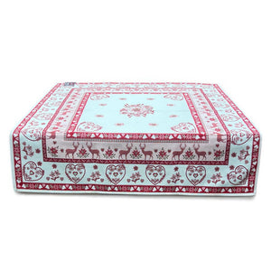 Tovaglia MONTE CERVO ROSSO, uni, Gobelin Jacquard