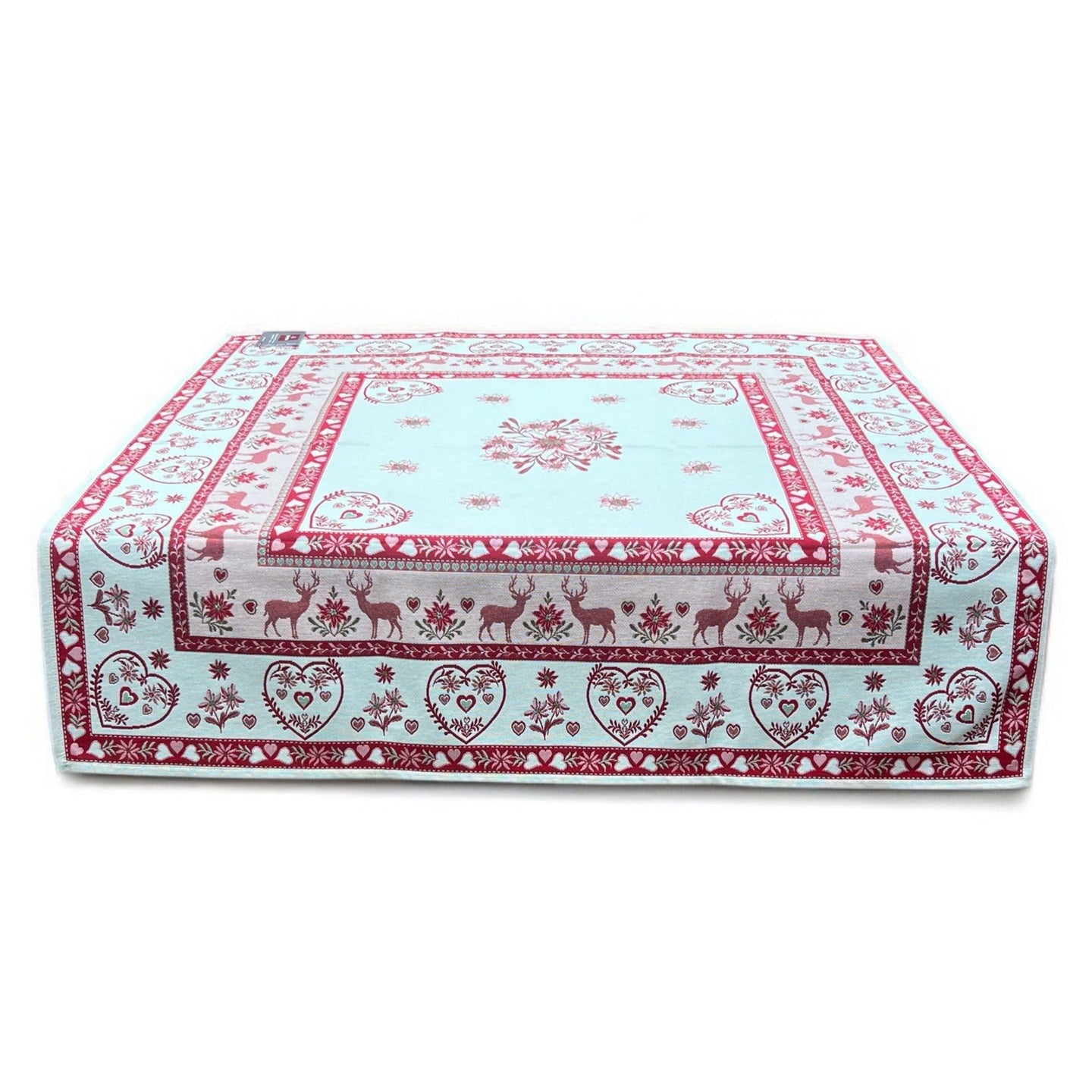 Tovaglia MONTE CERVO ROSSO, uni, Gobelin Jacquard