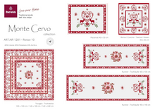 Carica l&#39;immagine nel visualizzatore di Gallery, Tovaglia MONTE CERVO ROSSO, uni, Gobelin Jacquard

