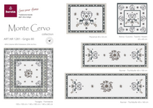 Carica l&#39;immagine nel visualizzatore di Gallery, Tovaglia MONTE CERVO GRIGIO, uni, Gobelin Jacquard
