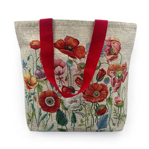 Borsa MOHNBLUMEN, Gobelin Jacquard
