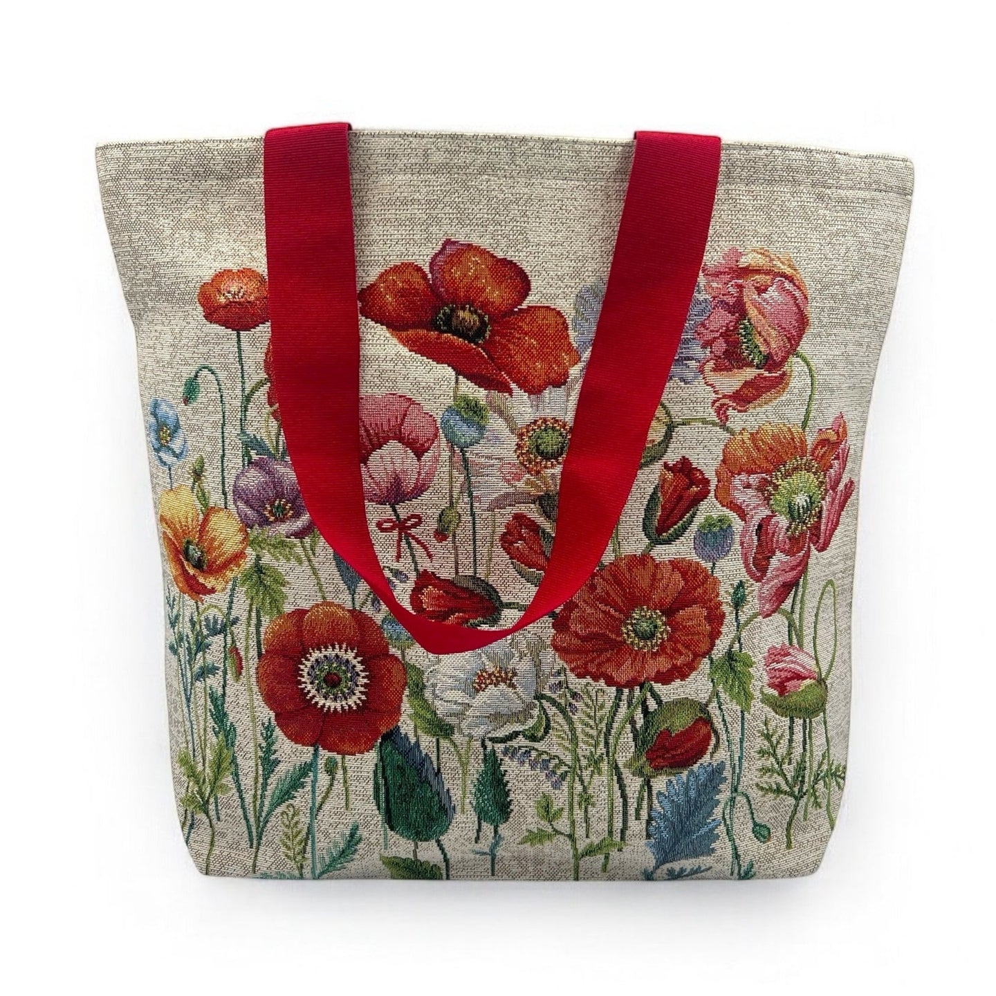 Borsa MOHNBLUMEN, Gobelin Jacquard