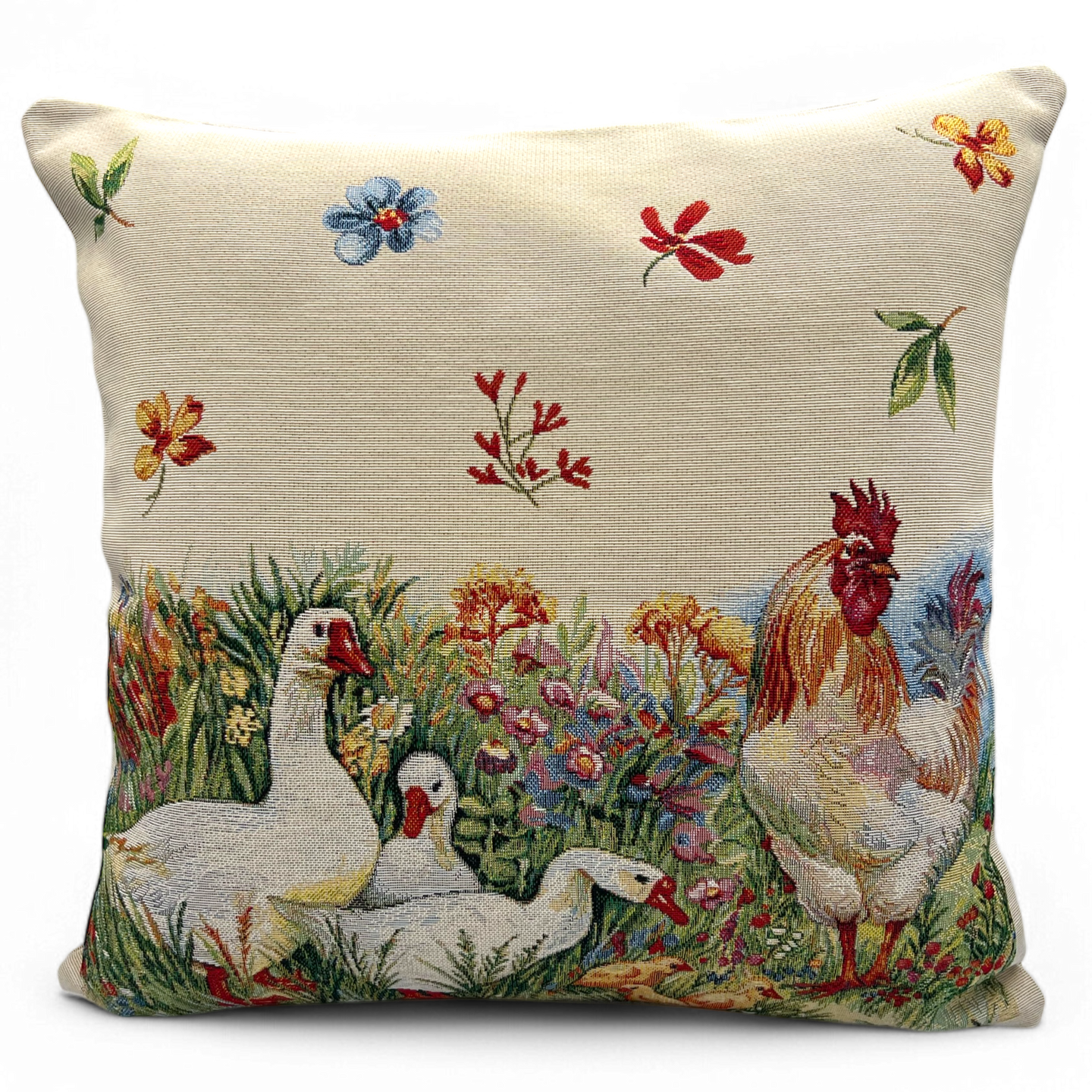 Copricuscino PATTERSON uni, Gobelin Jacquard, 45x45 cm