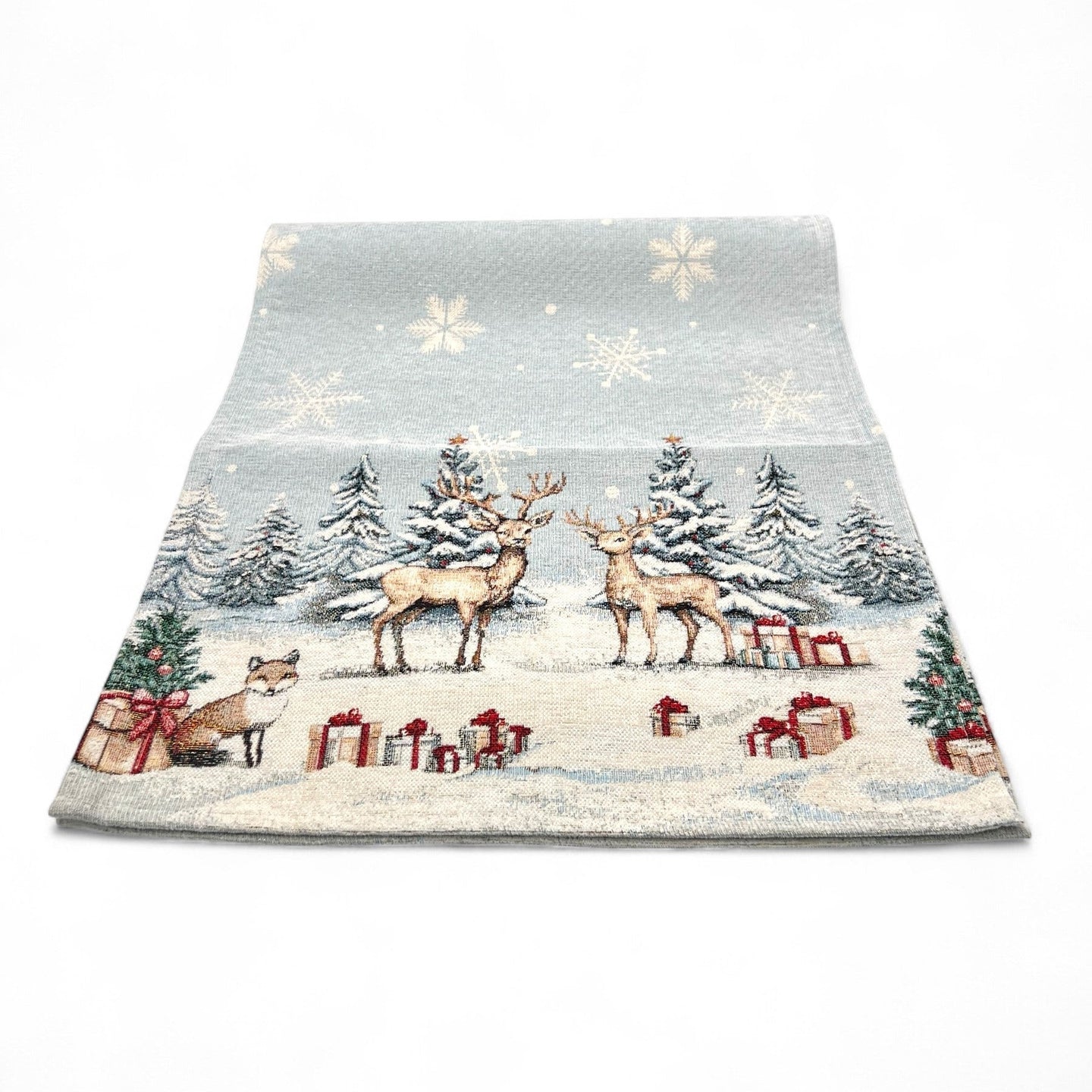 Tischläufer Runner Tischset PINZOLO, uni, Gobelin Jacquard, chenille
