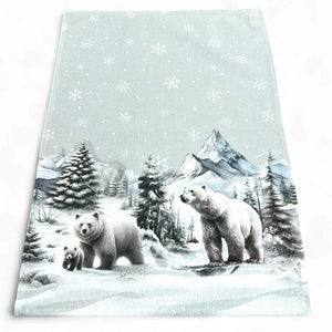 Strofinaccio POLAR BEAR, cotone stampato