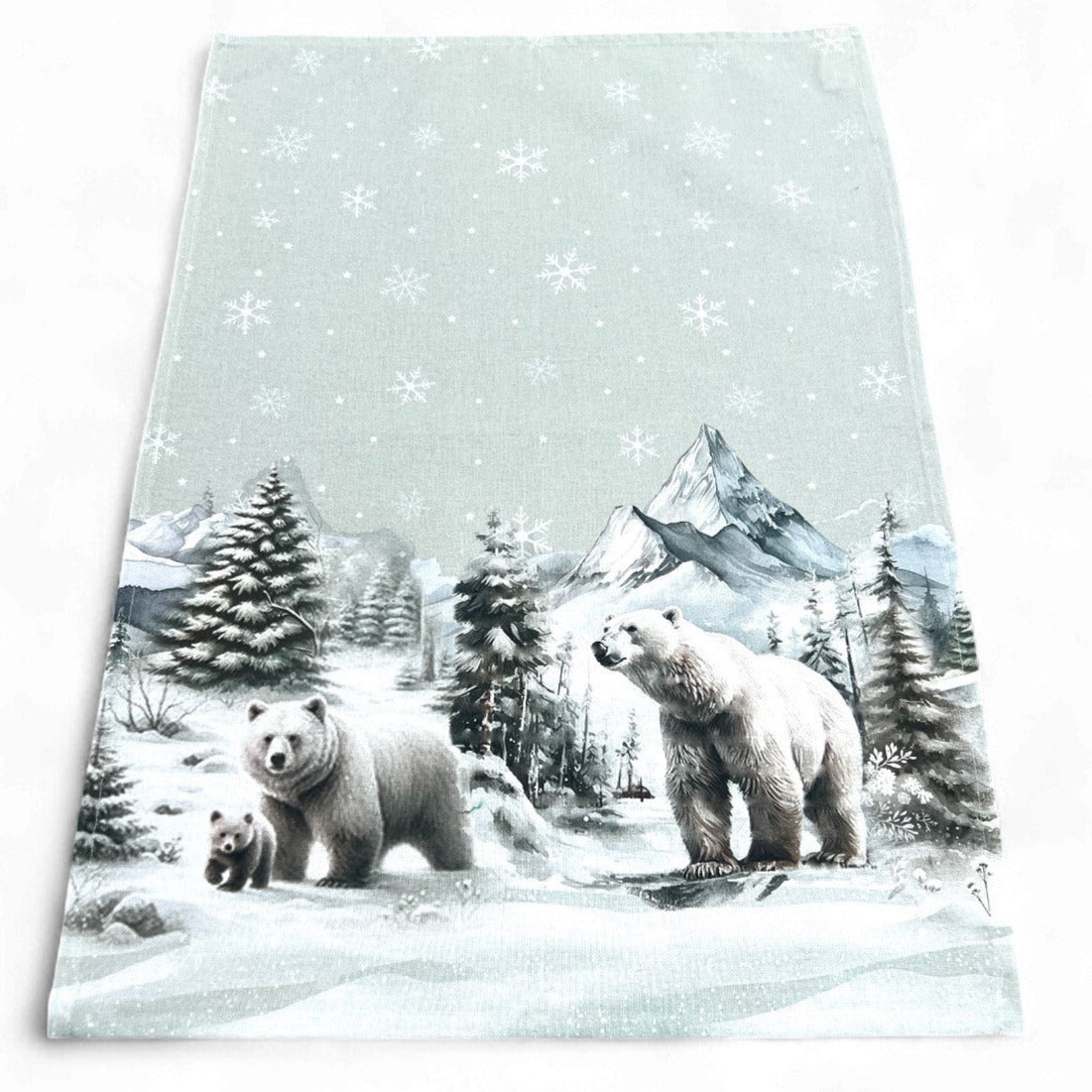 Strofinaccio POLAR BEAR, cotone stampato