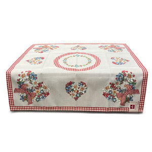 Tovaglia PORDOI, uni, Gobelin Jacquard, 100x100 cm