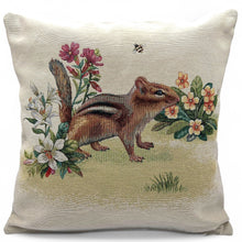 Laden Sie das Bild in den Galerie-Viewer, Kissenbezug AMICI ANIMALI ROBBIE uni, Gobelin Jacquard, 45x45 cm
