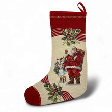 Carica l&#39;immagine nel visualizzatore di Gallery, Calza natalizia BABBO NATALE, 43x29cm
