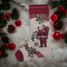 Carica l&#39;immagine nel visualizzatore di Gallery, Calza natalizia BABBO NATALE, 43x29cm
