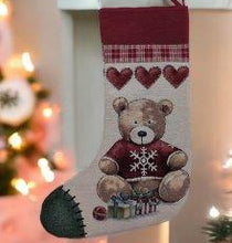Carica l&#39;immagine nel visualizzatore di Gallery, Calza natalizia TEDDY, 43x29cm

