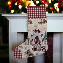 Carica l&#39;immagine nel visualizzatore di Gallery, Calza natalizia GNOMETTO DI NATALE, 43x29cm
