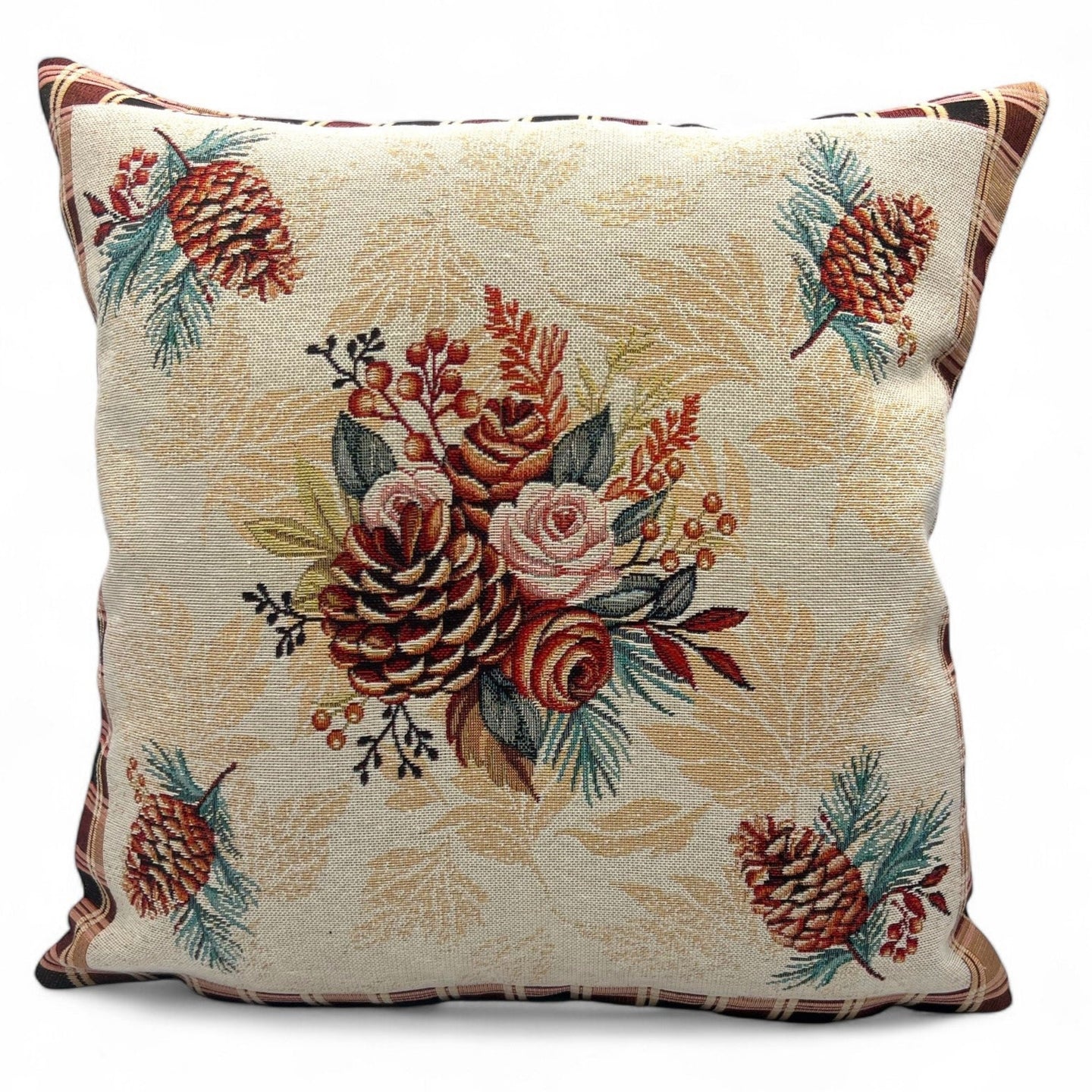 Copricuscino SCARLETT A Gobelin Jacquard, 45x45 cm