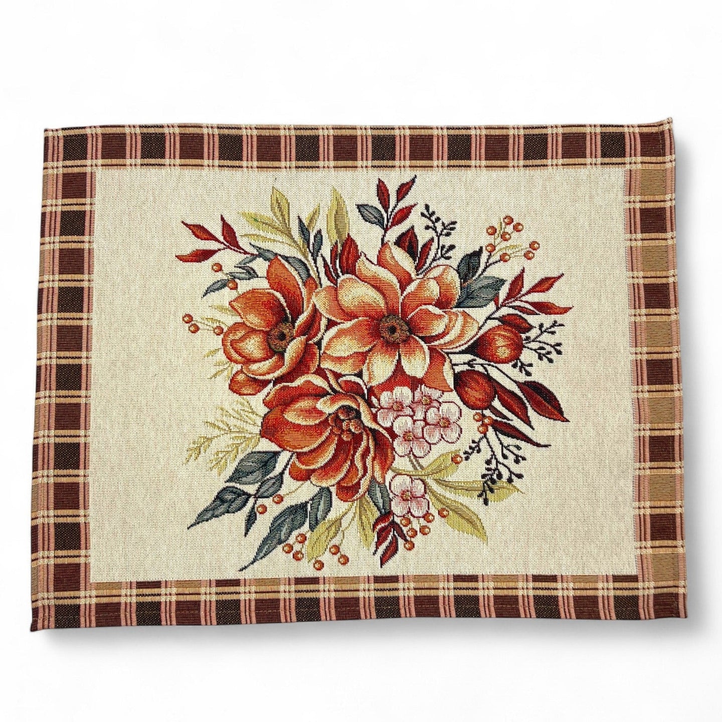 Table Set SCARLETT Placemat Tovaglietta Gobelin Jacquard, 40 x 50 cm