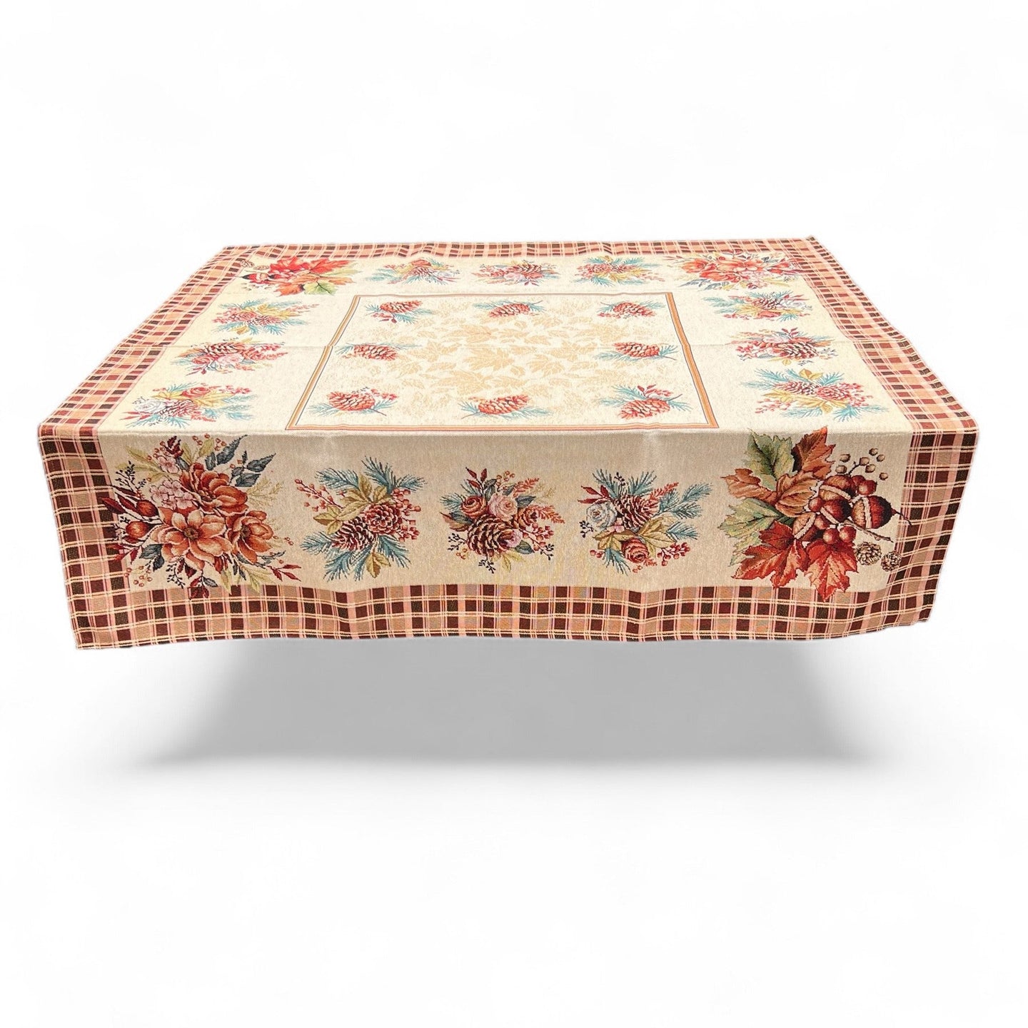 Tovaglia SCARLETT, uni, Gobelin Jacquard, 100x100 cm