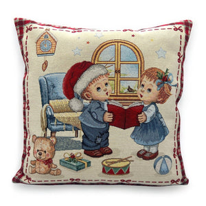Copricuscino SUGAR, uni, Gobelin Jacquard