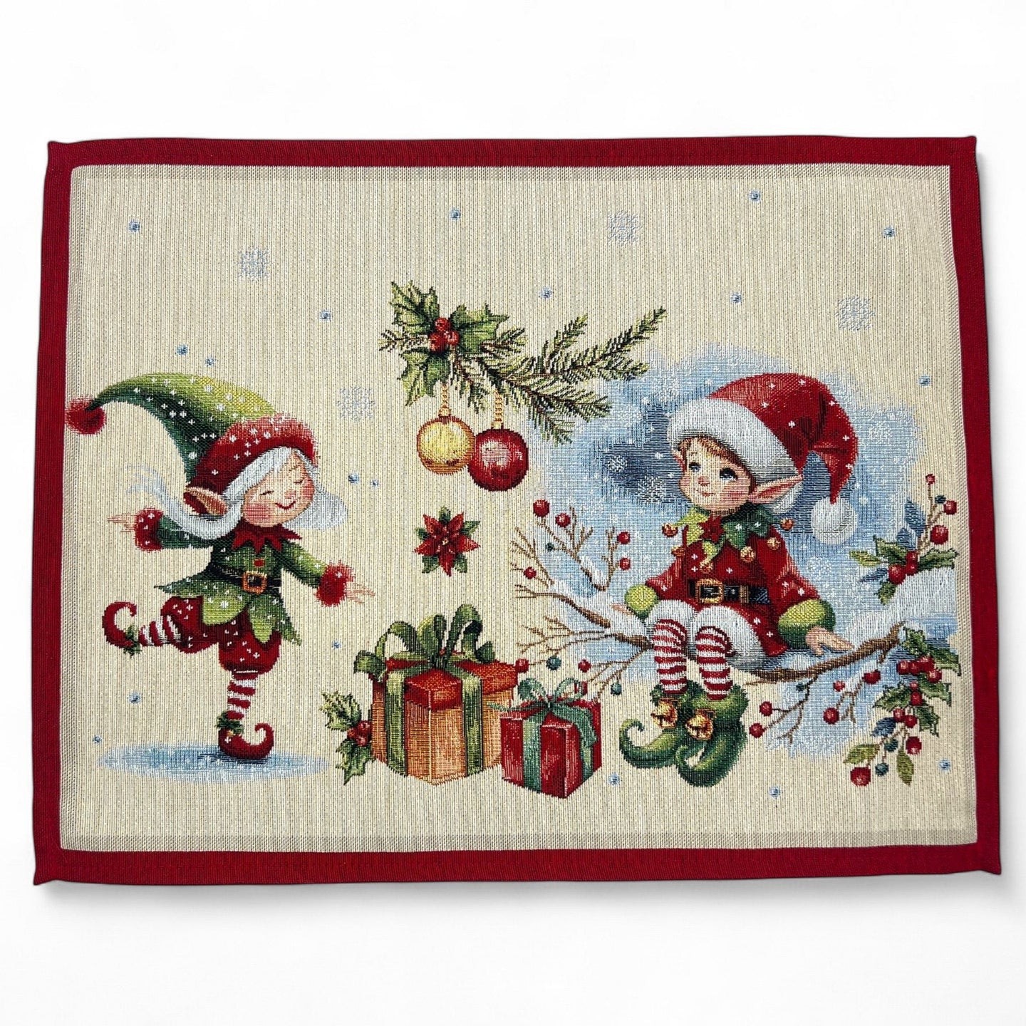 Table Set TINY Placemat Tovaglietta Gobelin Jacquard, lurex oro 40 x 50 cm