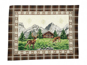 Table Set VAL DI NON Placemat Tovaglietta Gobelin Jacquard 40 x 50 cm