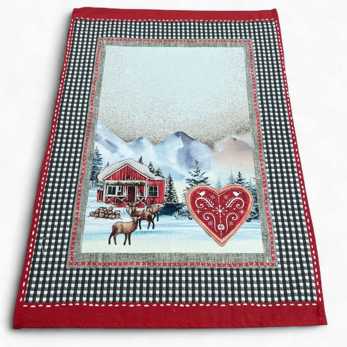 Strofinaccio VAL D'ISERE, cotone stampato