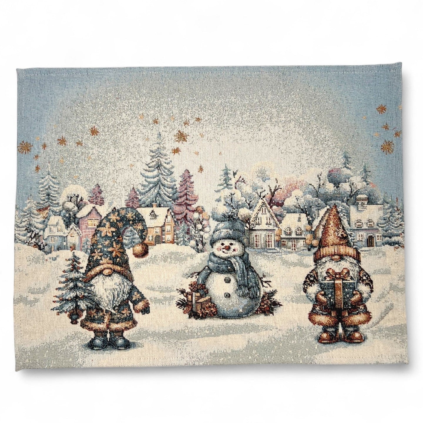 Table Set WINTER LOVE Placemat Tovaglietta Gobelin Jacquard, cinigliato 40 x 50 cm