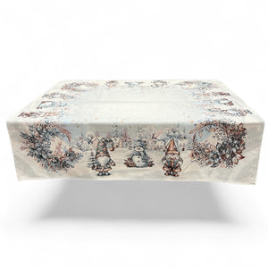 Tovaglia WINTER LOVE, uni, Gobelin Jacquard, cinigliato, 100x100 cm