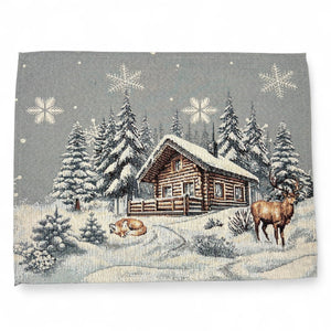 Table Set WINTERBERG Placemat Tovaglietta Gobelin Jacquard, 40 x 50 cm