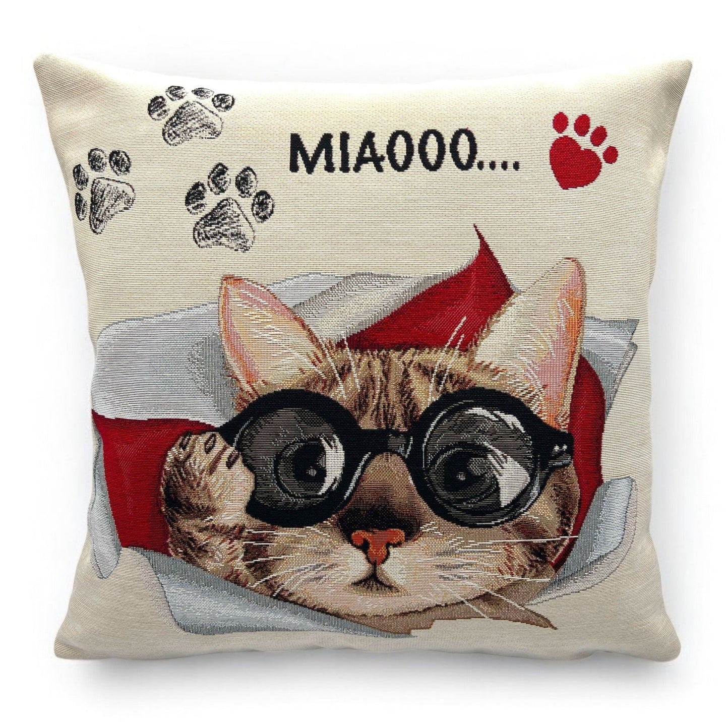Kissenbezug CALLIE, Gobelin-Jacquard, 45x45 cm