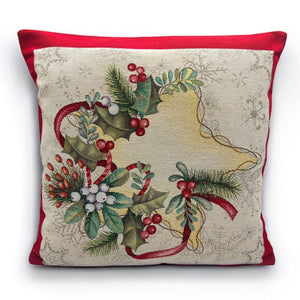 Kissenbezug ESTRELLAS, uni, Gobelin Jacquard
