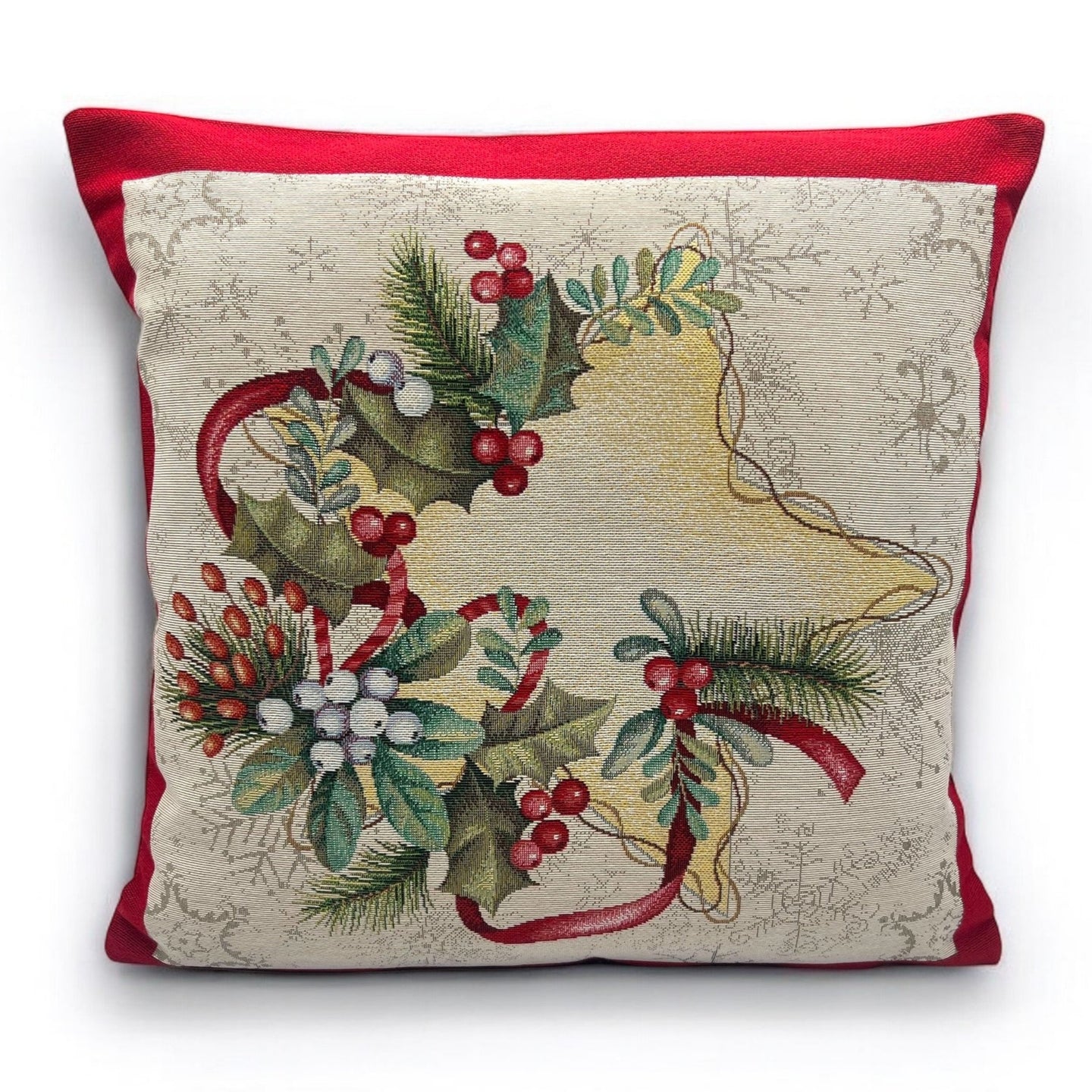 Kissenbezug ESTRELLAS, uni, Gobelin Jacquard